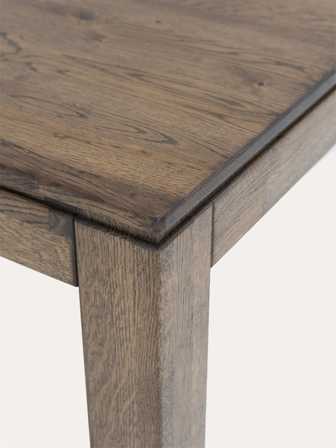 Ausziehbarer Esstisch aus Eiche massiv rauchig geölt 160–310 cm Sorrento