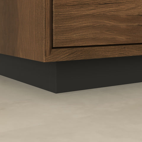 Sideboard aus Eiche massiv rauchig geölt 135 cm Adena