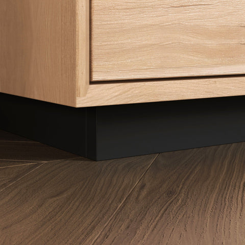 Buffet aus massiv Eiche weiß gekalkt  95 x 41 x 200 cm Adena